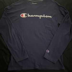 Champion Women’s Navy Long Sleeve Shirt